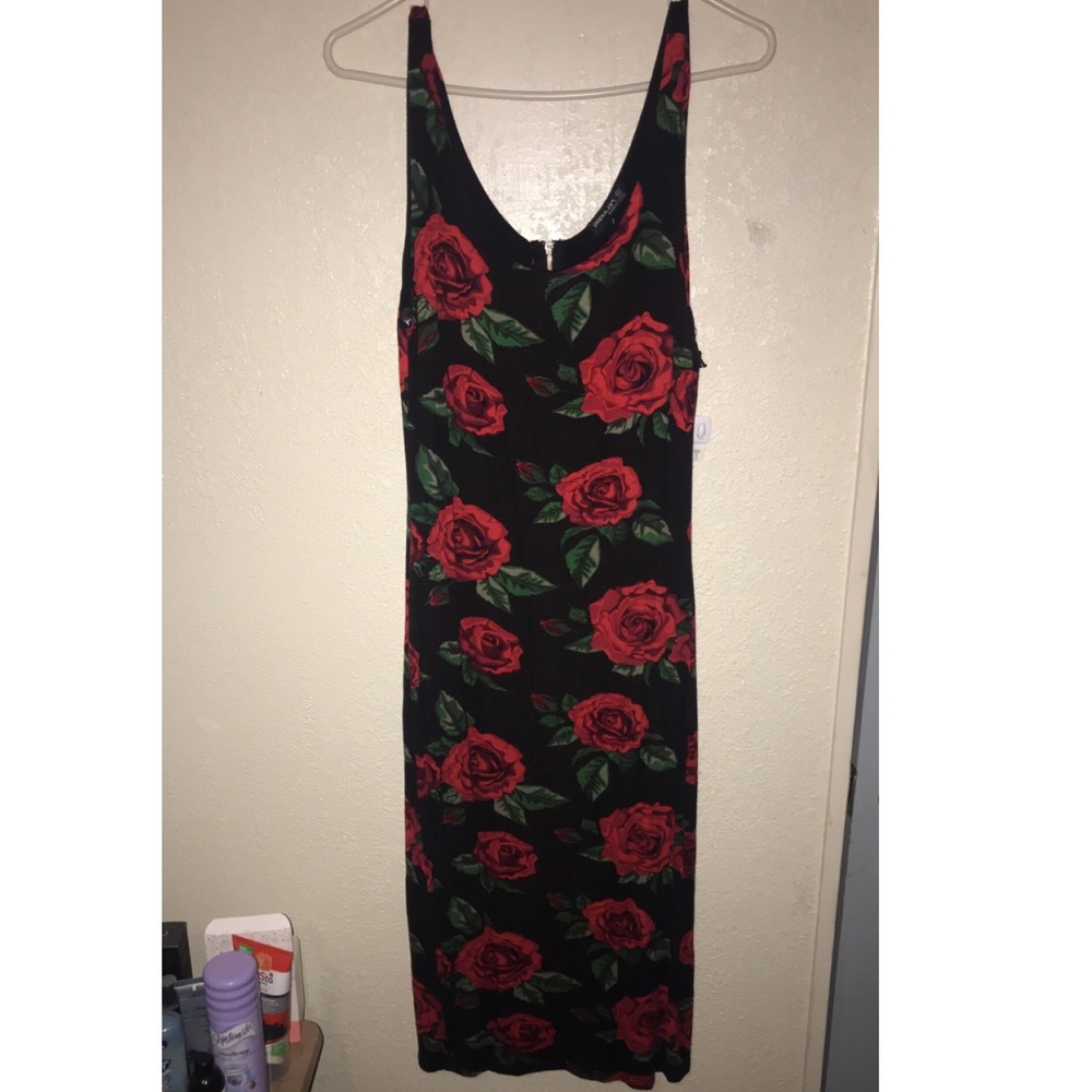 Long, body con dress